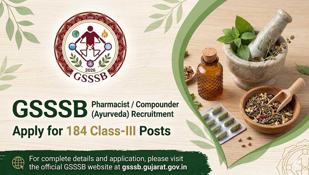 GSSSB Pharmacist Recruitment 2026