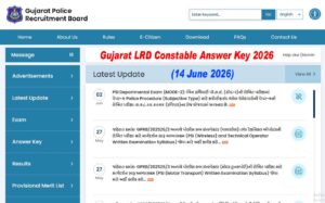 Gujarat LRD Constable Answer Key 2026 – 14 June Written Exam Paper ...